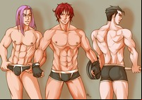dragon ball z porn dbz gay hentai yaoi bishonen muscle dbkai bara dragon ball kai saiyan daeva hanma baki sergeant bootcamp private army homoerotic hard work coming fruition goku pan porn all faea